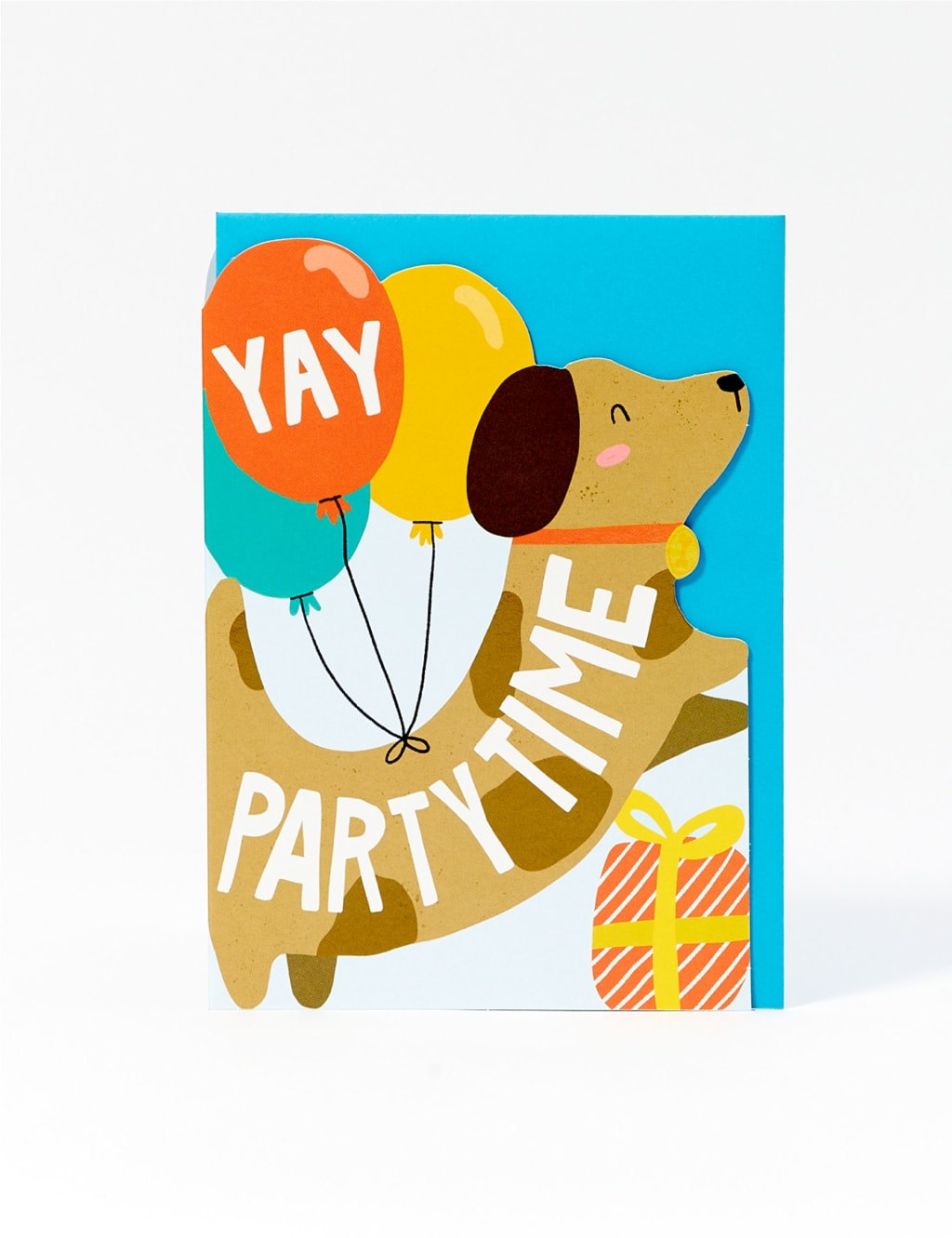 Sausage Dog Cut Out Birthday Card