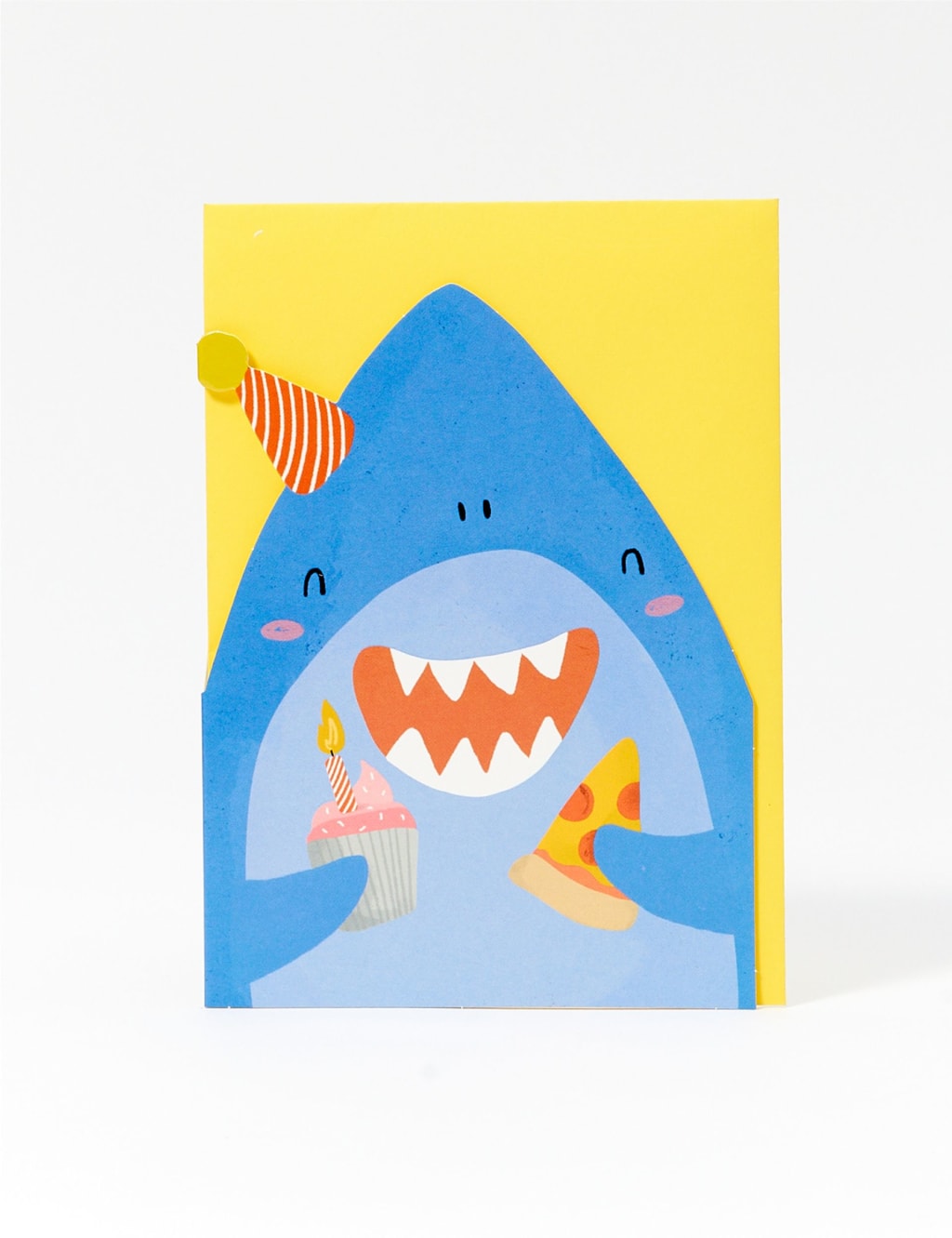 Shark Cut Out Birthday Card