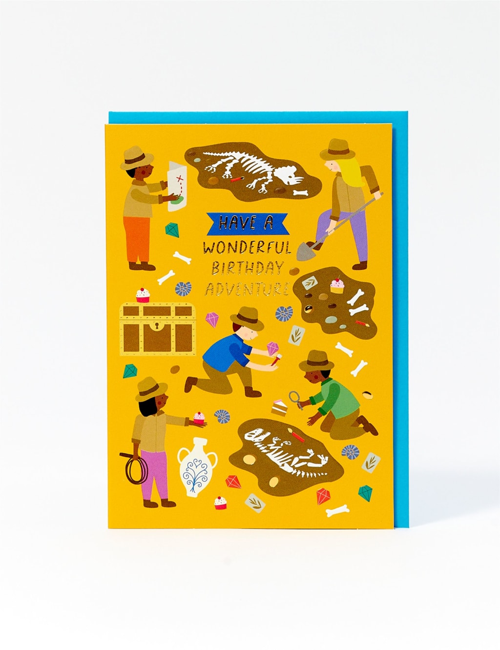 Wonderful Dinosaur Adventure Birthday Card