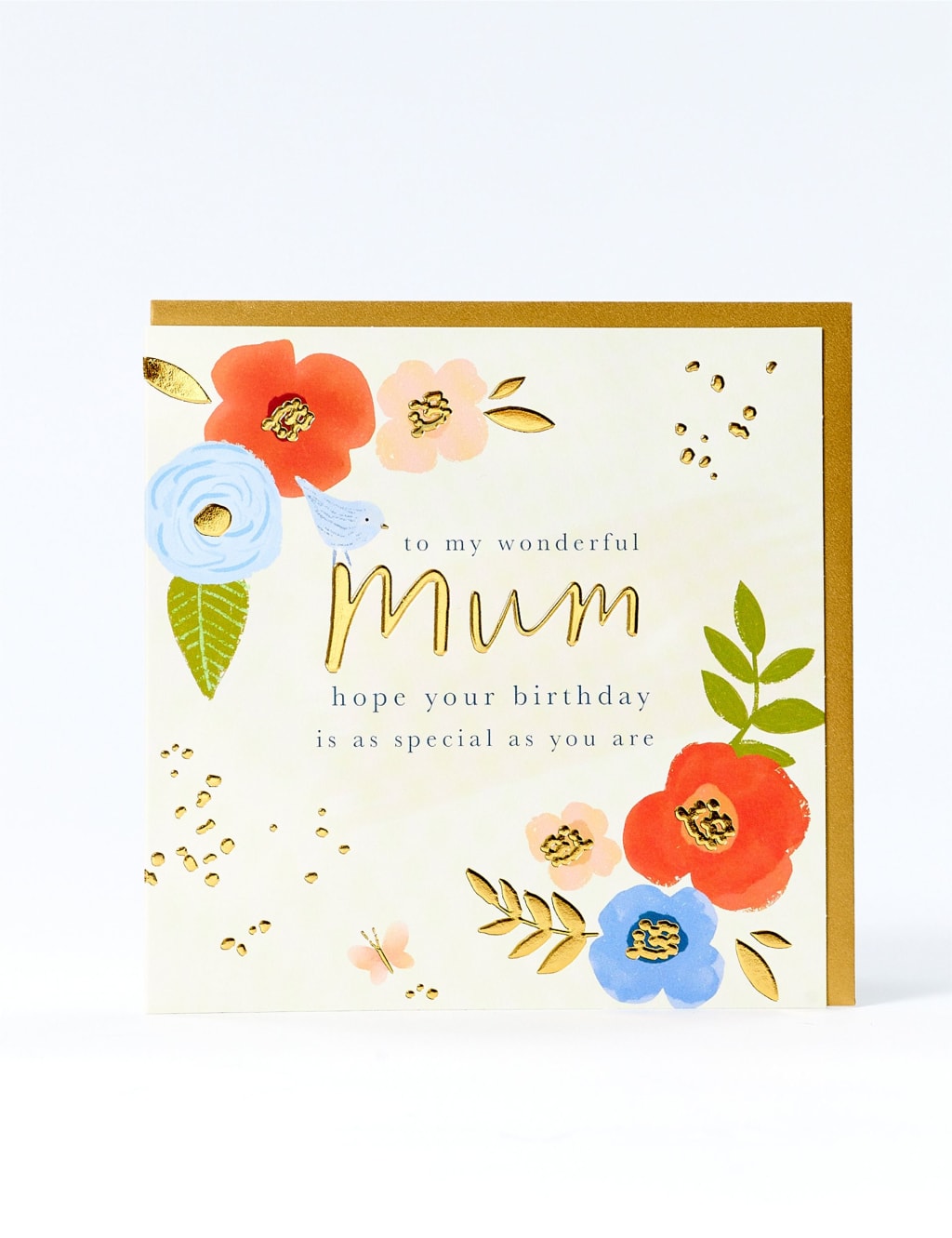 Wonderful Floral Birthday Card For Mum