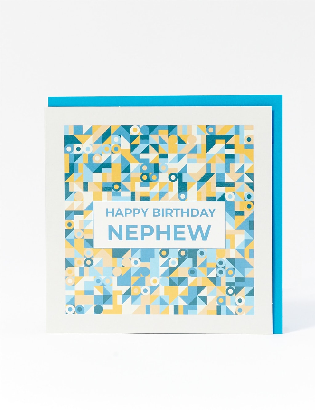 Nephew Geometric Birthday Card