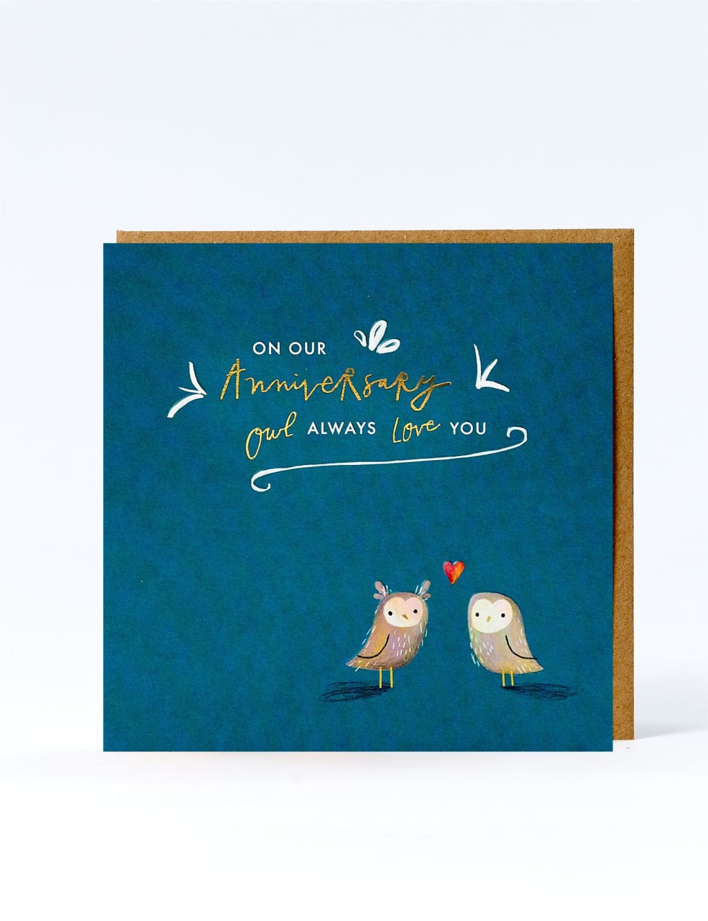Owl Anniversary Card