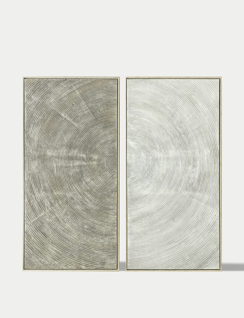 Gallery Direct Set of 2 Spiral Duo Rectangle Framed Art Multi