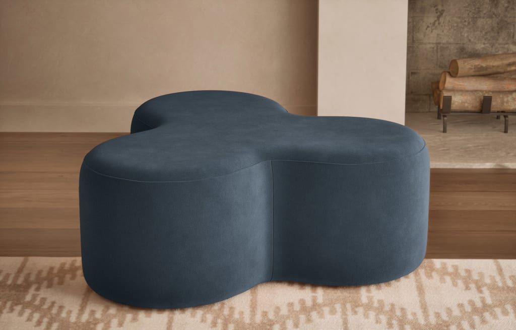 Rounded Footstool