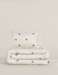 Pure Cotton Floral Embroidered Bedding Set
