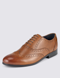 Leather Oxford Brogue Shoes