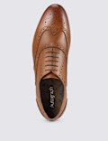 Leather Oxford Brogue Shoes