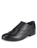 Leather Oxford Brogue Shoes