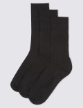 3 Pack Cool & Freshfeet&trade; Gentle Grip Socks