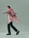 Soft Touch Ribbed Hooded Cardigan