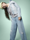 90's Baggy Low Rise Denim Jeans (6-16 Yrs)