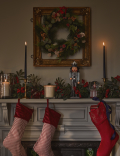 Red Velvet Nutcracker Stocking
