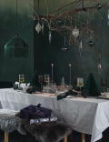3pk Glass Icicle Hanging Decorations