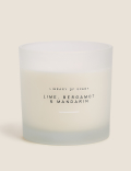 Lime, Bergamot & Mandarin 3 Wick Candle