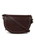 Pure Leather Plain Sling Bag