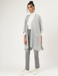 Loose Fit Open Front Wrap