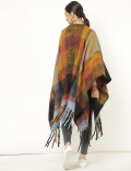 Pure Acrylic Printed Poncho