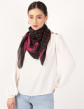 Pure Silk Polka Dots Scarf