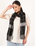 Flax Mix Checks Stoles