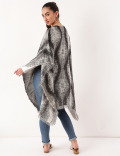 Pure Cotton printed Shawl Neck Ponchos