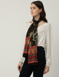 Pure Silk Printed Scarf