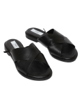 Pure Leather Plain Slippers