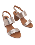 Leather Plain Sandal