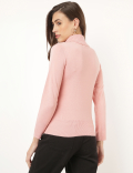 Pure Acrylic Plain Turtle Neck Jumper