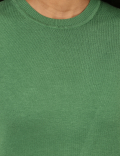 Knitted Crew Neck Short Sleeve Top