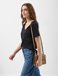 Pure Cotton V Neck T-Shirt