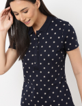 Printed Polo T-Shirt
