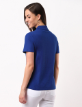 Pure Cotton Plain Polo Neck T-Shirt