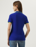 Pure Cotton Polo Neck T-Shirt