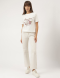 Pure Cotton Printed Short Sleeves T-Shirt
