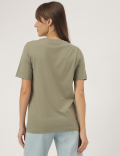 Pure Cotton Embroidered T-Shirt