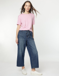 Modal Cotton Crew Neck Half Sleeves T-Shirt