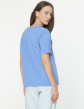 Modal Cotton Crew Neck Half Sleeves T-Shirt