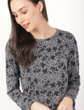 Relaxed LS LL AOP Floral
