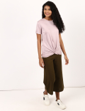 Jersey Twist Hem T-Shirt