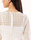 Embroidered Round Neck Blouse