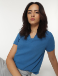 Pure Cotton Polo T-Shirt