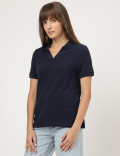 Pure Cotton Polo T-Shirt