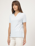 Pure Cotton Polo T-Shirt