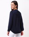 High Neck Jersey Top