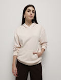 Cotton Rich Hooded Sweatshirt