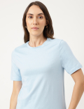 Cotton Rich Fitted T-Shirt