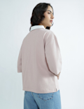 Pure Cotton Polo Neck Plain T-Shirt