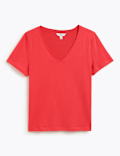 Pure Cotton V-Neck T-Shirt