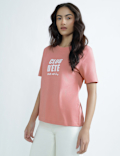Pure Cotton Graphic Print T-Shirt