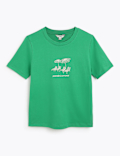 Pure Cotton Graphic Print T-Shirt